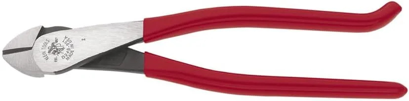 Klein Tools D248-9ST Diagonal Cutting Pliers, Made in USA, Ironworker's, 9-Inch