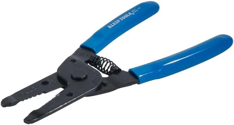 Klein Tools 1011 Multi-Purpose Wire Stripper and Cutter, Made in USA, 10-20 AWG Solid and 12-22 AWG Stranded Wire