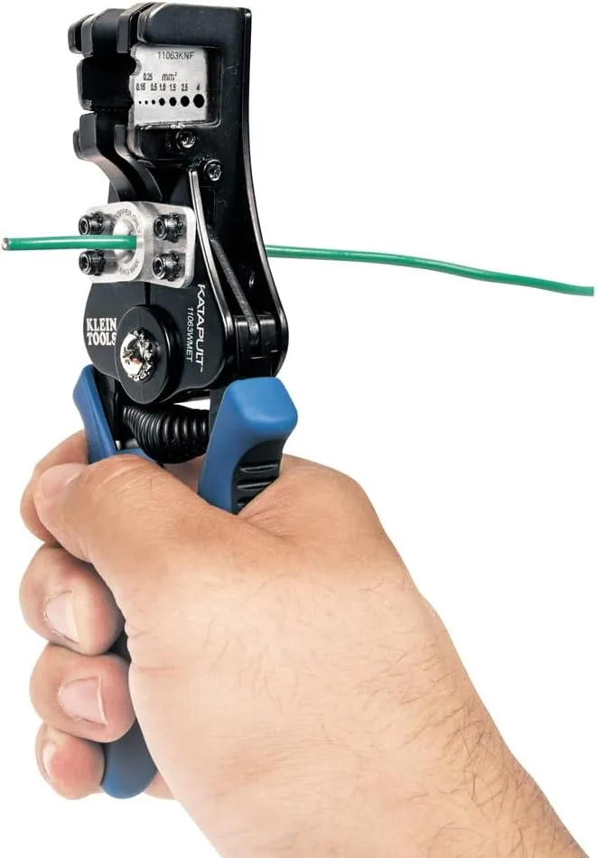 Klein Tools 11063W Wire Cutter / Stripper, Heavy Duty Automatic Tool for 8-20 AWG Solid and 10-22 AWG Stranded Electrical