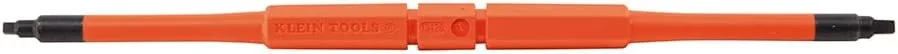 Klein Tools 13157 Insulated Screwdriver Blades, Interchangeable Single-End Replacement Blades, 3-Pack