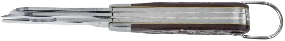 Klein Tools 1550-6 3 Blade Pocket Knife with Screwdriver 3-Blade Curved Sheepfoot, Standard Spearpoint