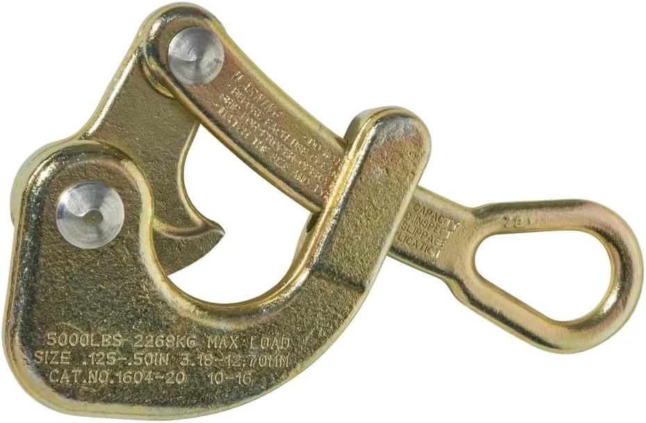Klein Tools 1604-20 Haven's Grip for Messenger and Guy Strand Cable, Made in USA, Gold