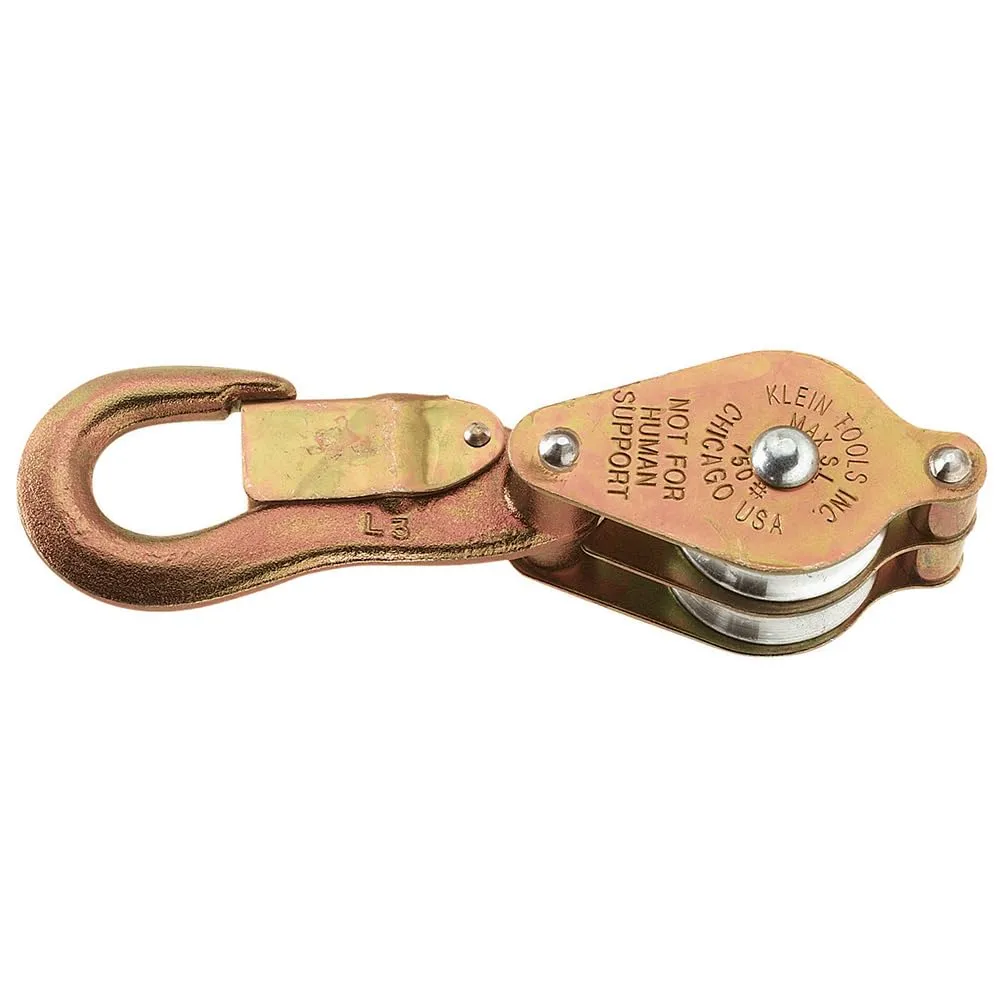 Klein Tools 267 Self-locking Block, 750 lb Capacity