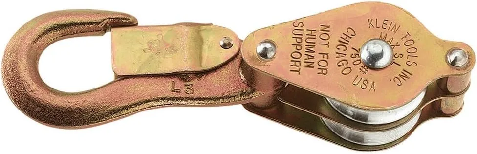 Klein Tools 267 Self-locking Block, 750 lb Capacity