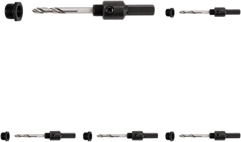 Klein Tools 31905 Hole Saw Arbor with Adapter, 3/8-Inch (Pack of 5) 3/8" (Pack of 5)