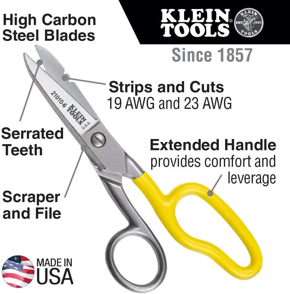Klein Tools 46039 Cable Splicer's Kit with Free-Fall Snip & Screwdriver