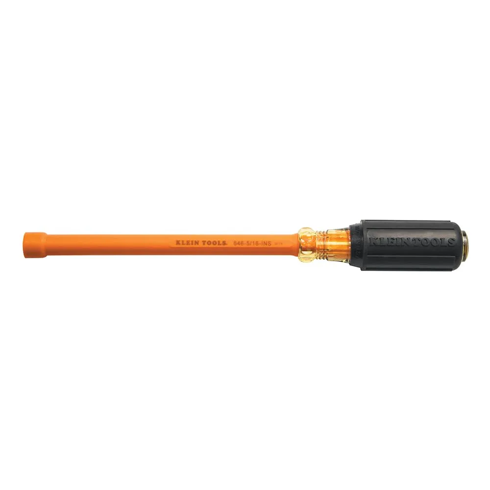 Klein Tools Insulated Cushion-Grip Hollow-Shank Nut Driver