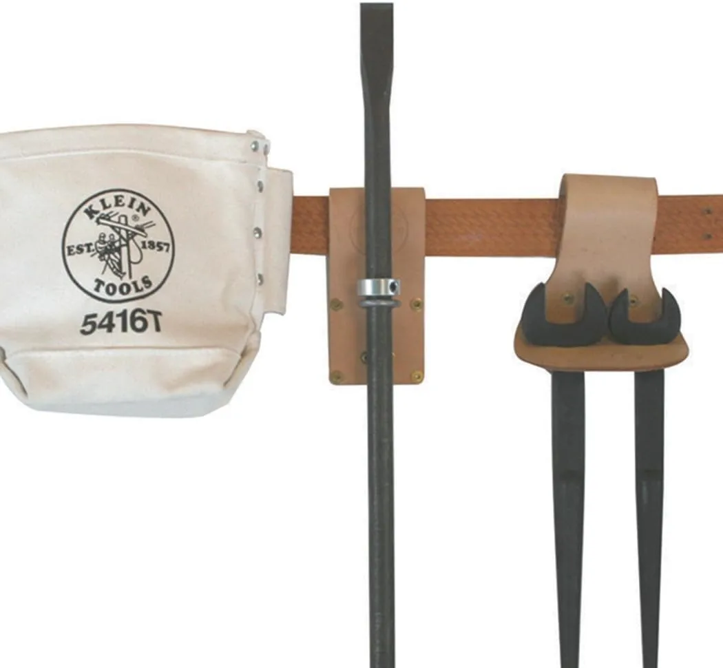 Klein Tools 5459SLVR Connecting Bar Holder with Lock Collar, Made in USA Holder Bar Holder & Lock Collar