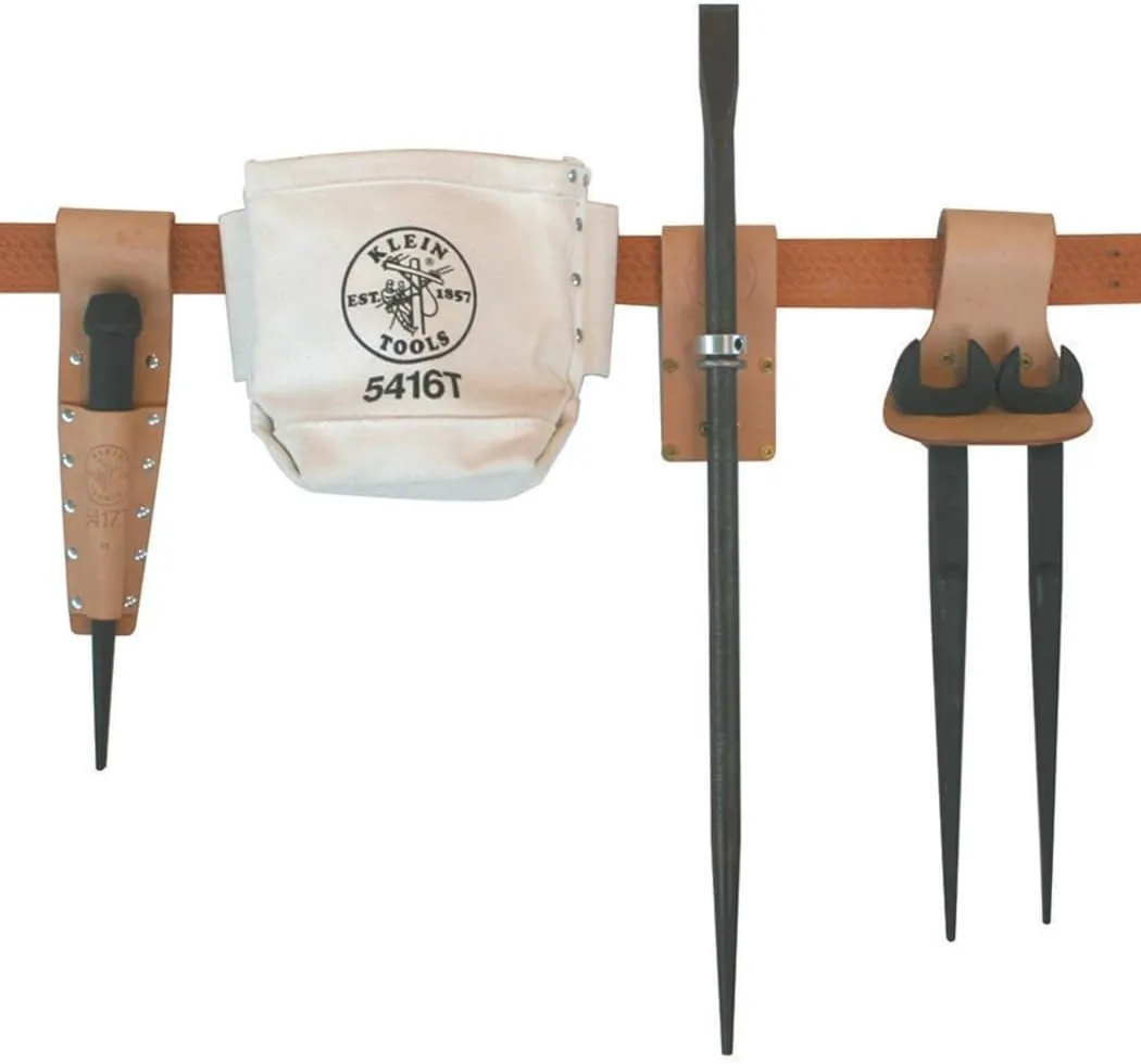 Klein Tools 5459SLVR Connecting Bar Holder with Lock Collar, Made in USA Holder Bar Holder & Lock Collar
