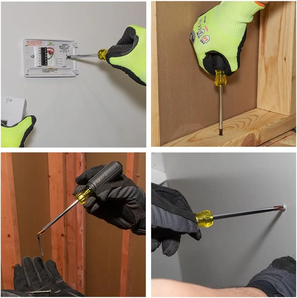 Klein Tools 603-4 #2 Phillips Screwdriver with Cushion Grip, 4 in
