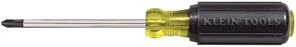 Klein Tools 603-4 #2 Phillips Screwdriver with Cushion Grip, 4 in