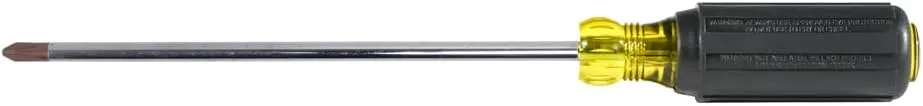 Klein Tools 85742 Screwdriver Set, Made in USA, 3/16 Cabinet and #2 Phillips Precision Machined Tips, Cushion-Grip Handles