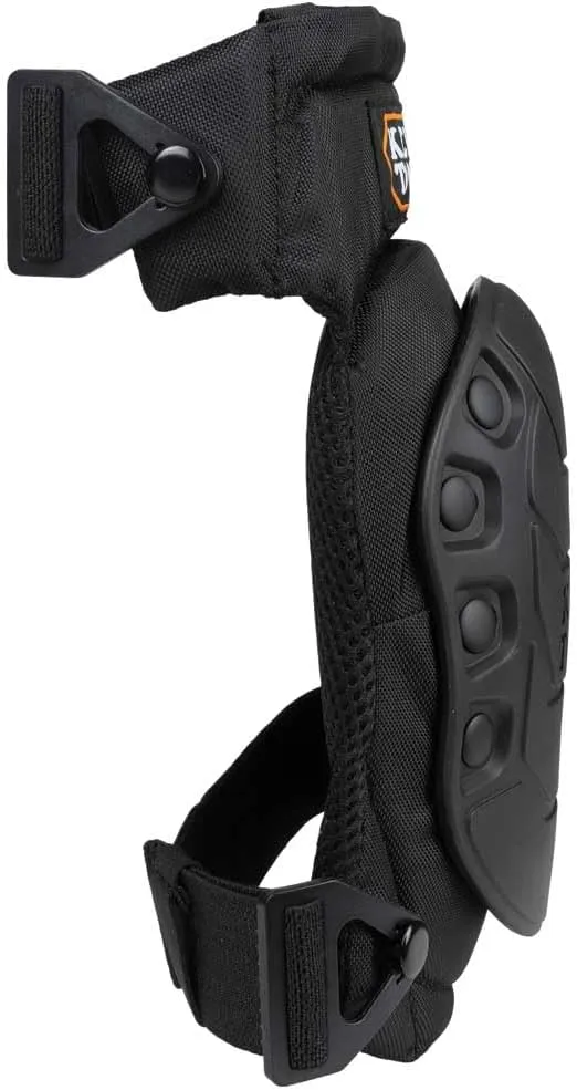Klein Tools 60344 Knee Pads, Hinged Gel Knee Pads with Slip Resistant Rubber Caps, Quick-Release Clips and Adjustable Straps
