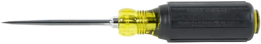 Klein Tools 650 Scratch Awl with 3-1/2-Inch Shank and Cushion Grip, Made in USA