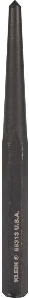 Klein Tools 66313 1/2-Inch Center Punch, 6-Inch Length, Made in USA 6-Inch by 1/2-Inch