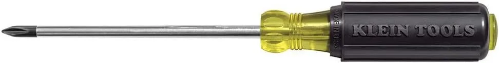 Klein Tools 85484 Screwdriver Set, Made in USA, Mini Slotted and Phillips Screwdrivers with Tip-Ident and Premium Chrome