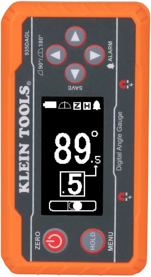 Klein Tools 935DAGL Digital Level Angle Finder with Programmable Angles