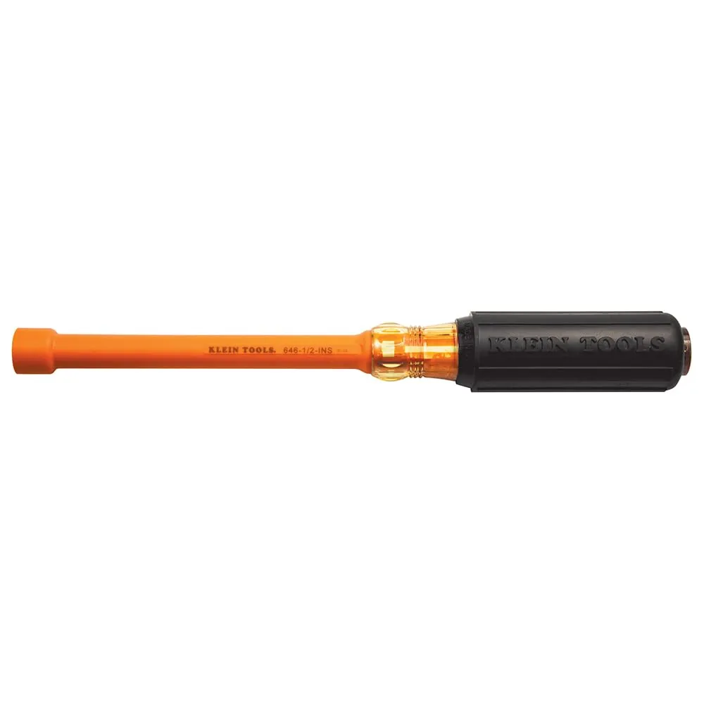 Klein Tools Insulated Cushion-Grip Hollow-Shank Nut Driver