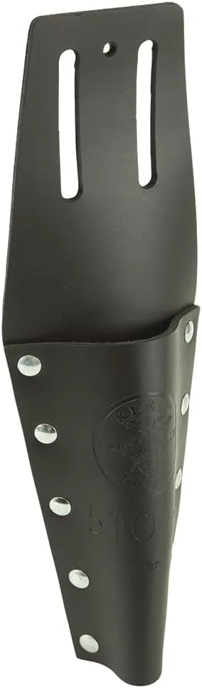 Klein Tools Pliers Holder, Riveted Connection for Long Life, Slotted Connection for Tools Belts 9-Inch Open Bottom ( 8