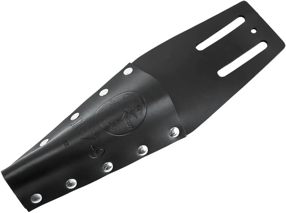 Klein Tools Pliers Holder, Riveted Connection for Long Life, Slotted Connection for Tools Belts 9-Inch Open Bottom ( 8