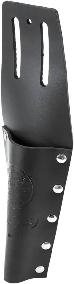 Klein Tools Pliers Holder, Riveted Connection for Long Life, Slotted Connection for Tools Belts 9-Inch Open Bottom ( 8