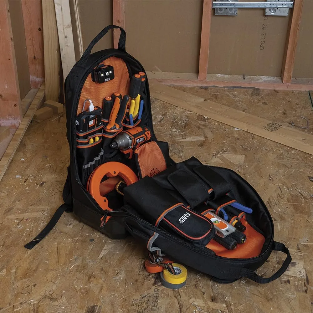 Klein Tools 62201MB MODbox Electrician's Tool Backpack, Customizable Mobile Workstation with 32 Pockets for Maximum Tool