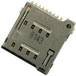 Micro SIM Card Socket 8 Pin w/switch SMT Type-SI-404-D Micro SIM Card Socket 8 Pin w/switch SMT Type-SI-404-D