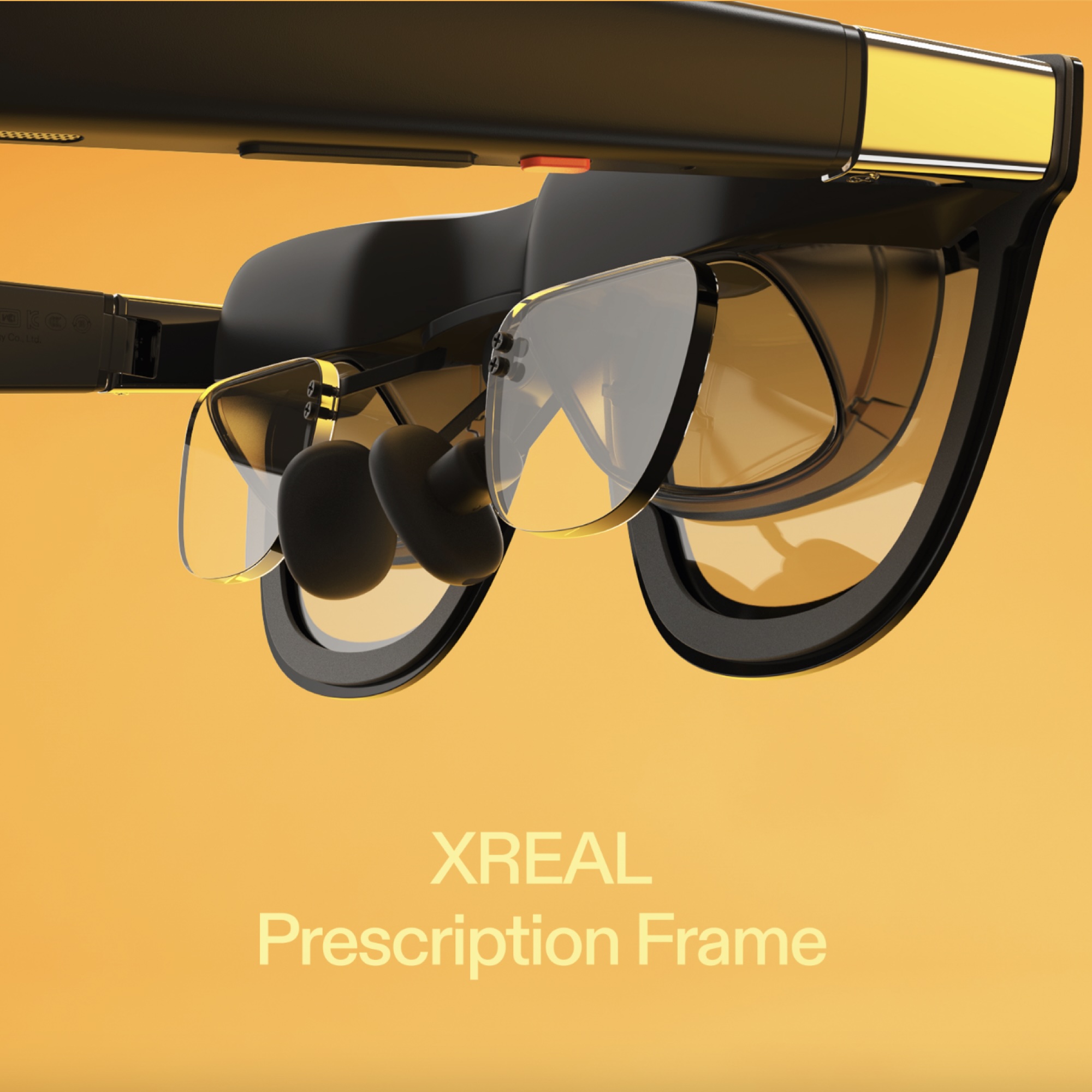 XREAL Lens Frame for XREAL One & 1S – AR Glasses Custom Prescription Insert