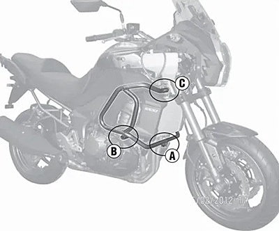 KAPPA KAWA CRASHBARS KN4105 - VERSYS 1000 (12-14)
