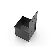 KNECT Pergola Post Wall and Railing Bracket for 6x6 Wood Posts | 2 Pack