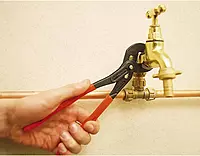 Knipex | 87 01 250mm | Cobra® Water Pump Pliers | Non-Slip Handle | Grey Atramentized - 250mm 10-Inch