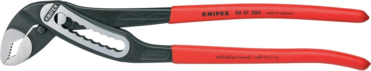 KNIPEX 12" Knipex Alligator Water Pump Pliers, Plastic Grip 12-Inch Pliers