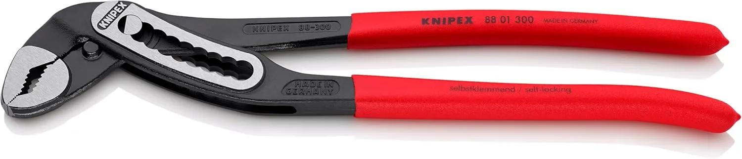 KNIPEX 12" Knipex Alligator Water Pump Pliers, Plastic Grip 12-Inch Pliers