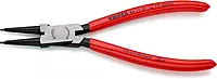 KNIPEX Internal Snap Ring Pliers-Forged Tips, 7.25 Red and Silver 7.25-Inch Classic