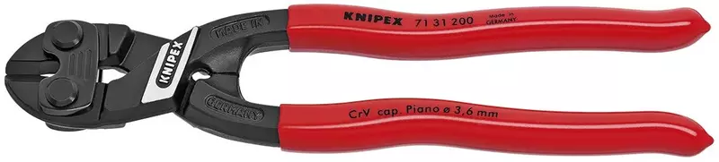 KNIPEX - 71 31 200 Tools - CoBolt Compact Bolt Cutter With Notched Blade (7131200), 8-Inch