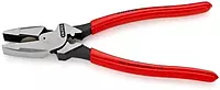 Knipex 09 11 240 SBA 9.5-Inch Ultra-High Leverage Lineman's Pliers with Fish Tape Puller and Crimper