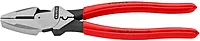 Knipex 09 11 240 SBA 9.5-Inch Ultra-High Leverage Lineman's Pliers with Fish Tape Puller and Crimper