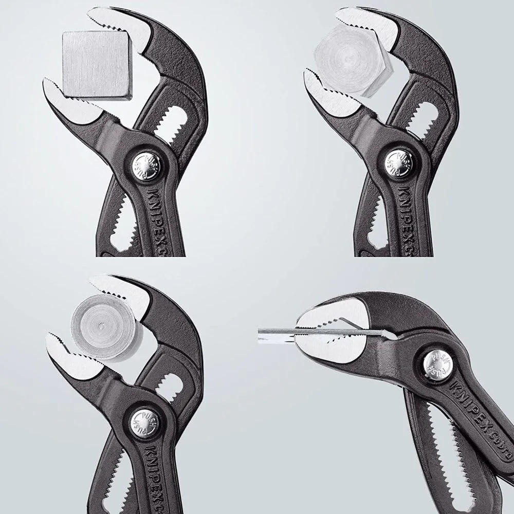 Knipex, 87 01 180, 7-1/4" Knipex Cobra Water Pump Pliers, Plastic Grip