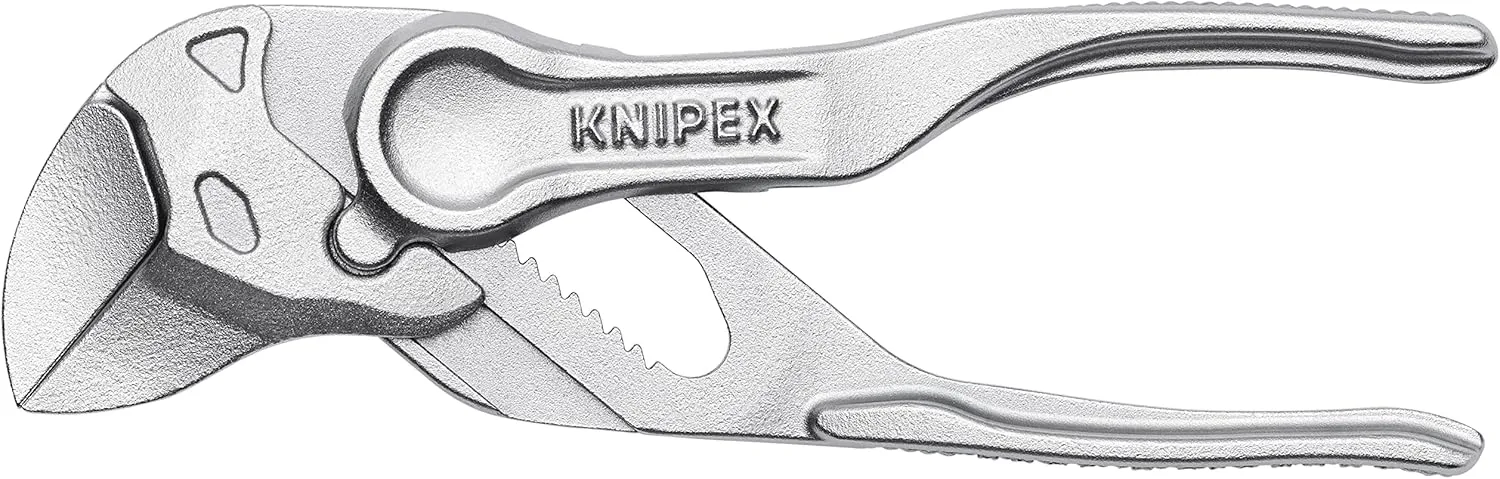 KNIPEX Tools Electronics Super Knips (7803125) and Pliers Wrench XS 5-Inch Knips + Wrench XS