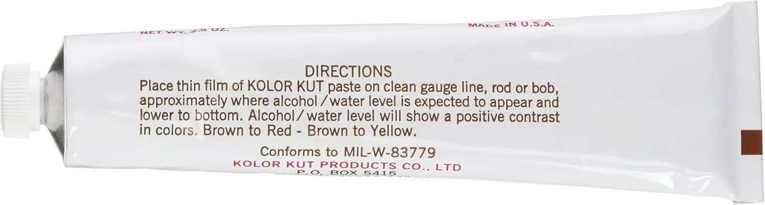 KKM3-TUBE Modified Water Finding Pastes, 2.5 oz, Dark Brown