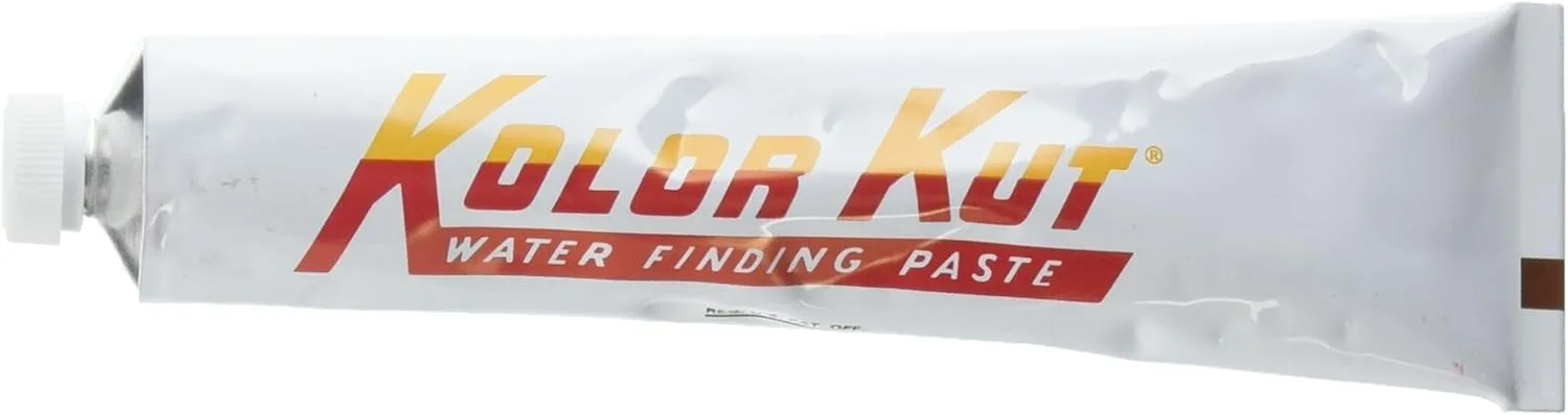 KK01 Tube Water finding Paste, 3 oz, Golden Brown (Pack of 12)