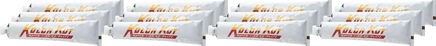 KK01 Tube Water finding Paste, 3 oz, Golden Brown (Pack of 12)