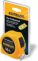 Komelon 4916 The Professional Nylon Coated Steel Blade Tape Measure 16-Inch by 3/4-Inch Yellow Case