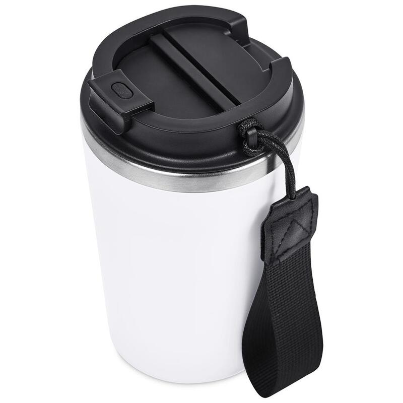 Luca Stainless Steel & Plastic Double-Wall Tumbler – 350ml
