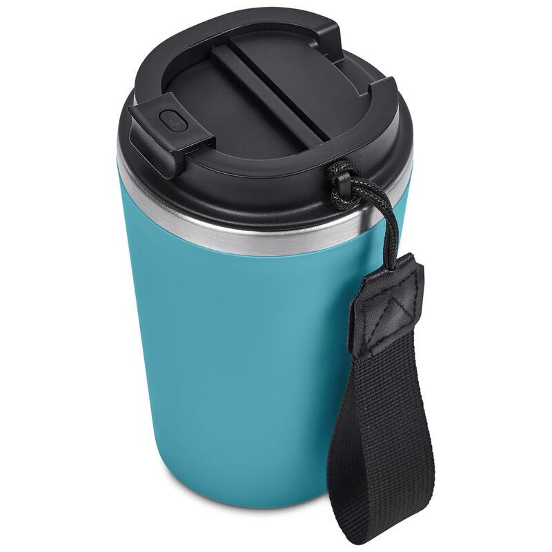 Luca Stainless Steel & Plastic Double-Wall Tumbler – 350ml