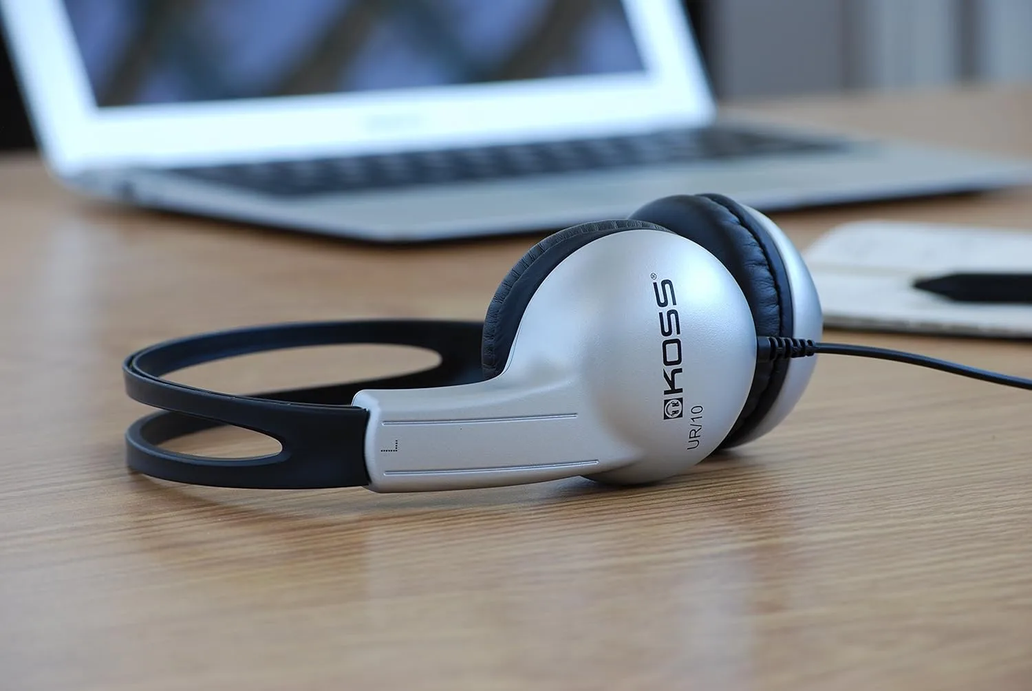 Koss UR10 On-Ear Headphones | Durable | All Ages | 3.5mm Plug Black