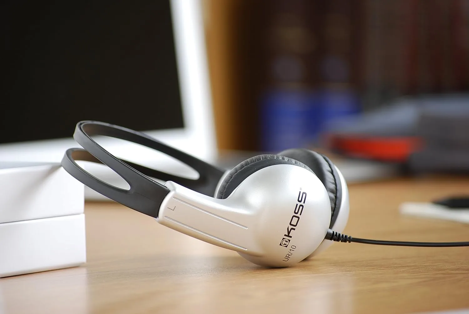 Koss UR10 On-Ear Headphones | Durable | All Ages | 3.5mm Plug Black