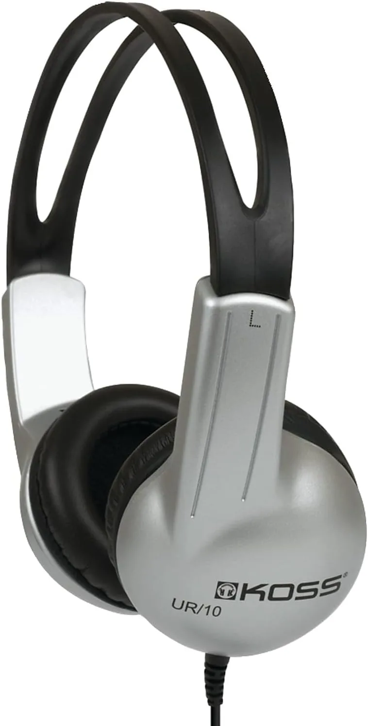 Koss UR10 HB Headphone - Stereo - Mini-phone (3.5mm) - Wired - 32 Ohm - 60 Hz to 20 kHz - Over-the-head - Binaural