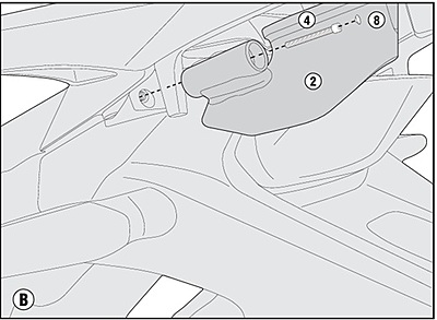 KAPPA HONDA TOPBOX BRACKET KR1144 - CRF1000 L AFRICA TWIN (16-17) KAPPA HONDA TOPBOX BRACKET KR1144 - CRF1000 L AFRICA TWIN (16-17)