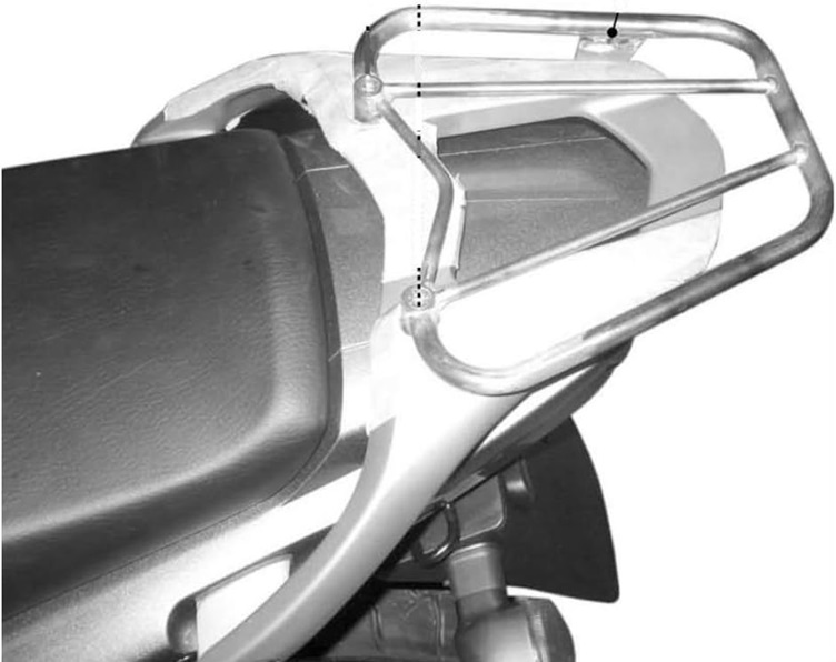 KAPPA YAMAHA TOPBOX BRACKET  KR347 - TDM 900 (02-12)